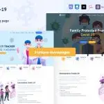 Covid-19 –  Coronavirus Prevention, Awareness HTML Template