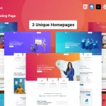 Free SaaS It Expert – One Page Agency Landing Page